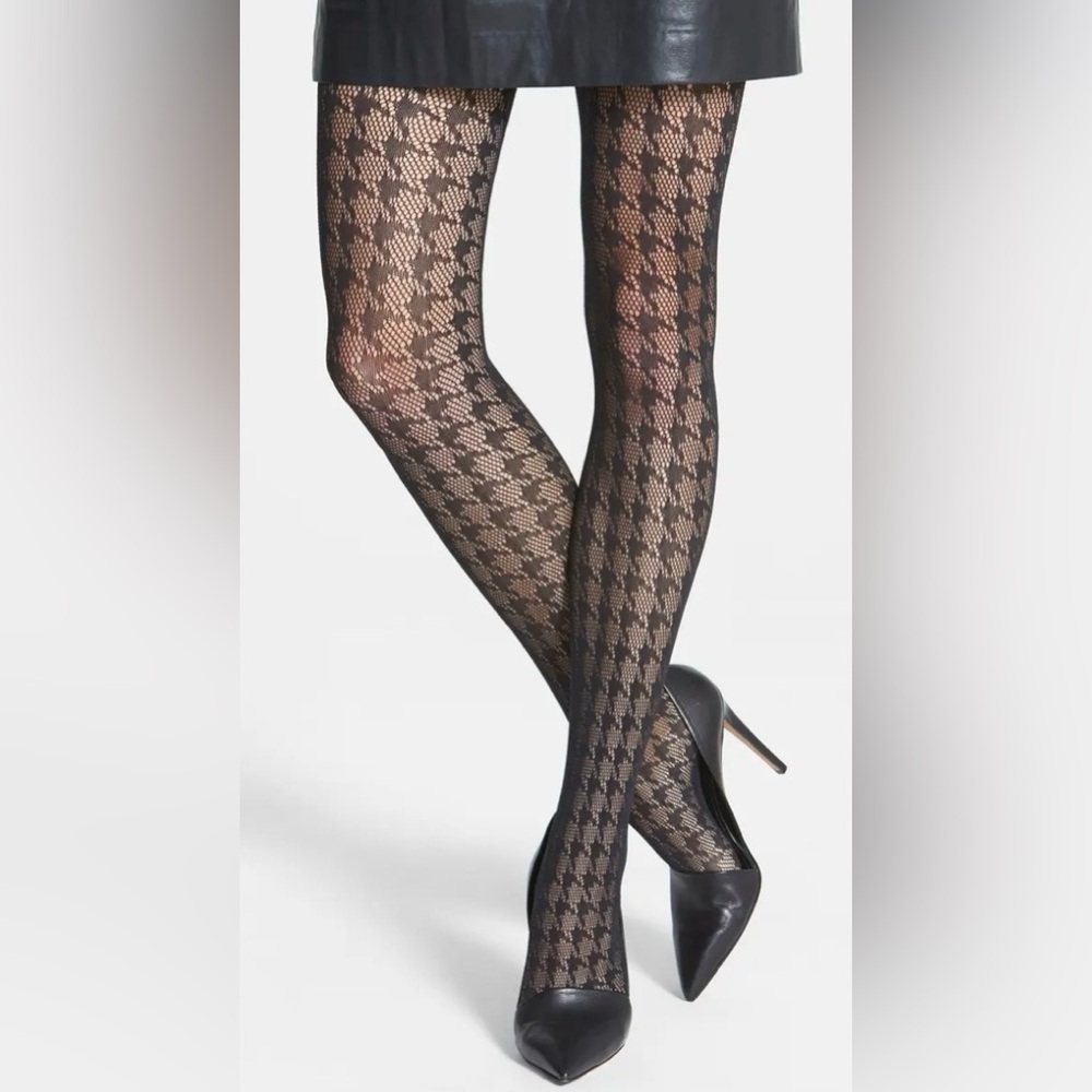 Wolford Black Pascale Sexy Tights New M